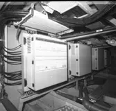 :: Interiörer och exteriörer av kustkorvett typ Stockholm\\\\anm neg ingår i en serie om 47 st varav 3 st scannats, detta är neg nr V 99438 /gp