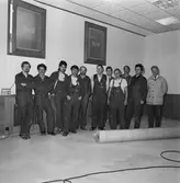 Personal som byggde om hörsalen