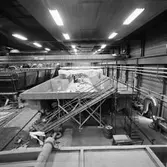 Norska Ses-en i plastverkstan och sektionstillverkning i flakhallen