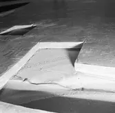 Håltagning i botten på Landsort