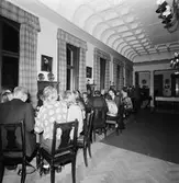 Bertil Blomstergren avtackas av marinen och Karlskrona kommun