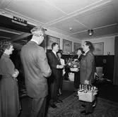 Bertil Blomstergren avtackas av marinen och Karlskrona kommun