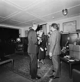 Bertil Blomstergren avtackas av marinen och Karlskrona kommun