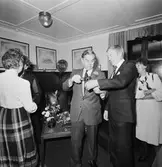 Bertil Blomstergren avtackas av marinen och Karlskrona kommun