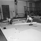 Personal i arbete på mallviden