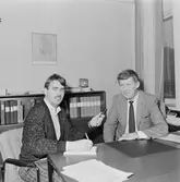 Bo Lindvall o Jonny Gylling på Data avd.