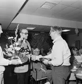 Tage Johansson televerkst. avtackas för pension