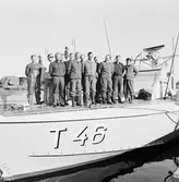 Torpedbåten T46 överlämnas till Kungen