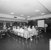 Arbetsplatsträffar VD H. Frisk, H. Hedman och B. Frennfeldt informerar