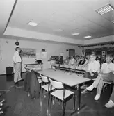 Arbetsplatsträffar VD H. Frisk, H. Hedman och B. Frennfeldt informerar