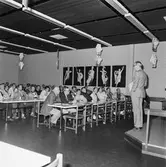 Arbetsplatsträffar VD H. Frisk, H. Hedman och B. Frennfeldt informerar