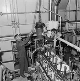 Arbetsbilder ombord på isbrytare Atle