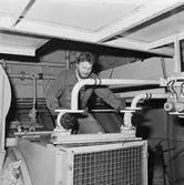 Arbetsbilder ombord på isbrytare Atle