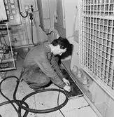 Arbetsbilder ombord på isbrytare Atle