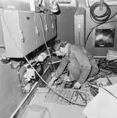 Arbetsbilder ombord på Nyb. 419 typ Landsort