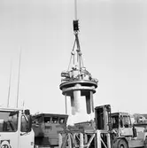 Lyft av motor till M71 Landsort