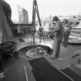 Lyft av motor till M71 Landsort