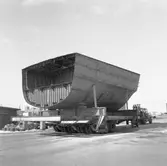 Lyft och transport av sektion fält kkv Göteborg