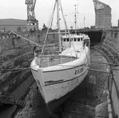 Fiskebåtar i docka 2 och 4