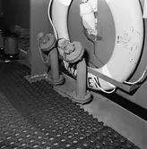 Int av maskinrum och maskincentralen och på däcket M74 Kullen beskrivn.