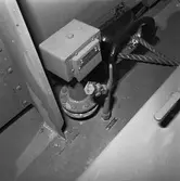 Int av maskinrum och maskincentralen och på däcket M74 Kullen beskrivn.