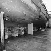 Botten på torpedb. Vidar i docka 2