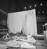 Arbetsställningar kring M74 Kullen i skrovhallen