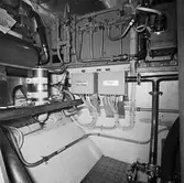 Int av styrhytt och maskinrum på Norska Sesen båt 2