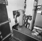 Int av styrhytt och maskinrum på Norska Sesen båt 2