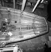 Skrovformen till segelbåten Rhapspdy 47 plastverkstan