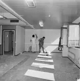 Arbete med nya lokaler till televerkst.