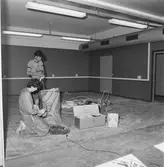 Arbete med nya lokaler till televerkst.