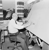 Tage Mattisson på konstruktion o Bertil Nilsson på drift