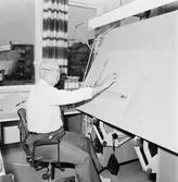 Tage Mattisson på konstruktion o Bertil Nilsson på drift