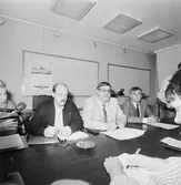 Möte VD och ledn.gruppen,fackordf och press