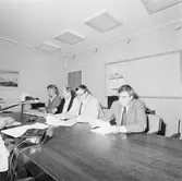 Möte VD och ledn.gruppen,fackordf och press