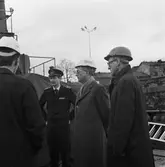 Besök av folk från FMV och UD H. Frisk ombord på M73 Koster