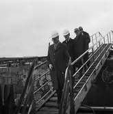 Besök av folk från FMV och UD H. Frisk ombord på M73 Koster