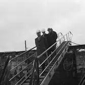 Besök av folk från FMV och UD H. Frisk ombord på M73 Koster