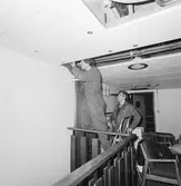Arbetsbilder ombord på isbr. Tor