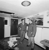 Arbetsbilder ombord på isbr. Tor