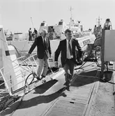 Besök av kds-ledaren Alf Svensson å varvet