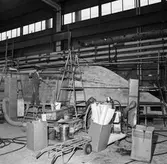 Stridsbåt CG13 i plastverkstan