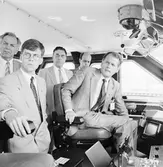 Besök av centerpartiets ledare Olof Johansson