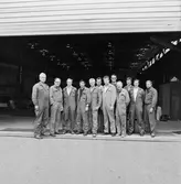 Personalen å maskinverkstan