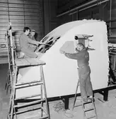 Tågfronten till högh. hetståg i plastv.