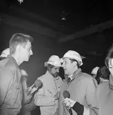 Industriministern besöker varvet