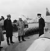 Industriministern besöker varvet