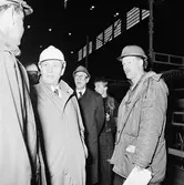 Industriministern besöker varvet