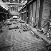 Översiktsbild av kkv typ Göteb. båt nr 2 o 3 i skrovhallen